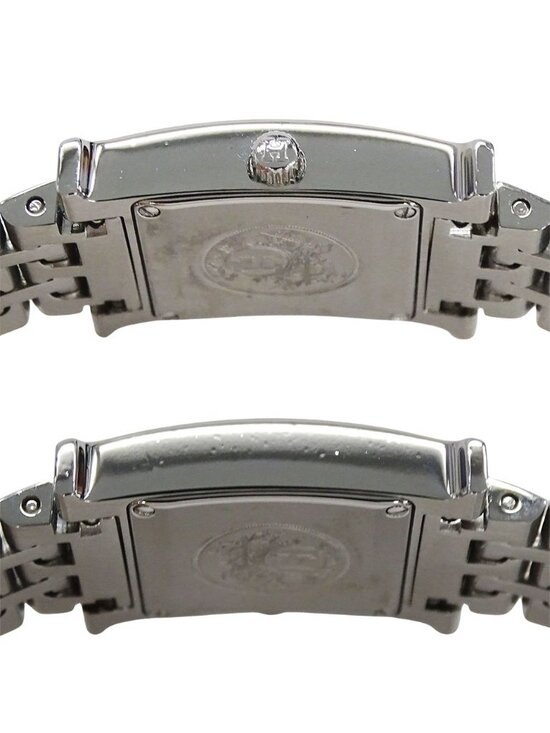 Hermes Watch Quartz Stainless Steel Silver Black Polished main image 12